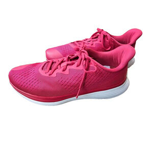NEW Lane-Eight The Relay Trainer Running Shoes Knit Pink Hibiscus Womens 8
